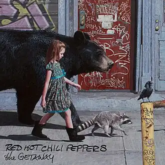 Обложка альбома Red Hot Chili Peppers «The Getaway» (2016)