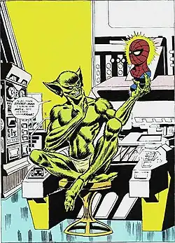 Панель из The Amazing Spider-Man #146 (июль 1975) Художник Росс Андрю