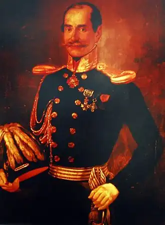 Консул Т. Валлианос. Портрет работы художника Дионисия Цокоса.