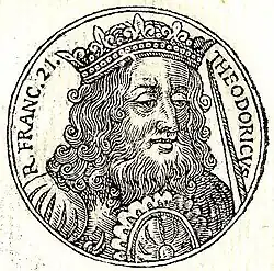 Теодерих IV  721-737  Король франков