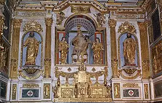 Ретабло в часовне Нотр-Дам-д’Але