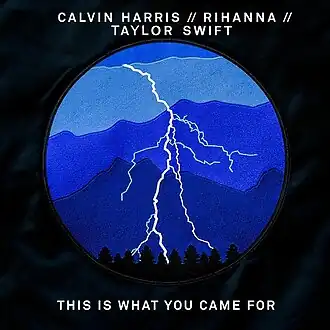 Обложка сингла Кельвина Харриса и Рианны «This Is What You Came For» (2016)