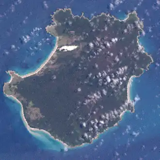 Остров Три-Хаммок (спутниковый снимок)