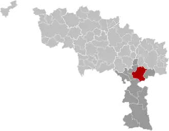 Расположение муниципалитета на карте провинции