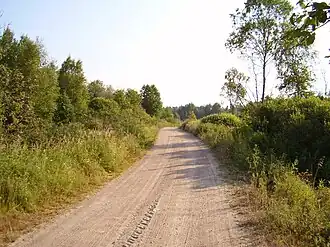 Дорога из пос. Свердлово в пос. Свекловичное