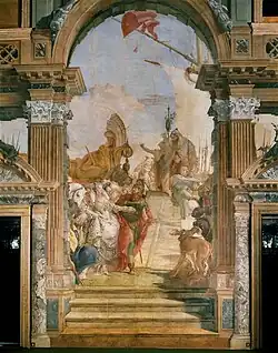 Палаццо Лабиа. Встреча Антония и Клеопатры