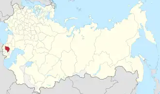 Тифлисская губерния на карте