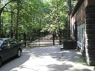 Вход в парк со стороны Пасечной улицы