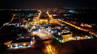 Вечерний вид на Кремль