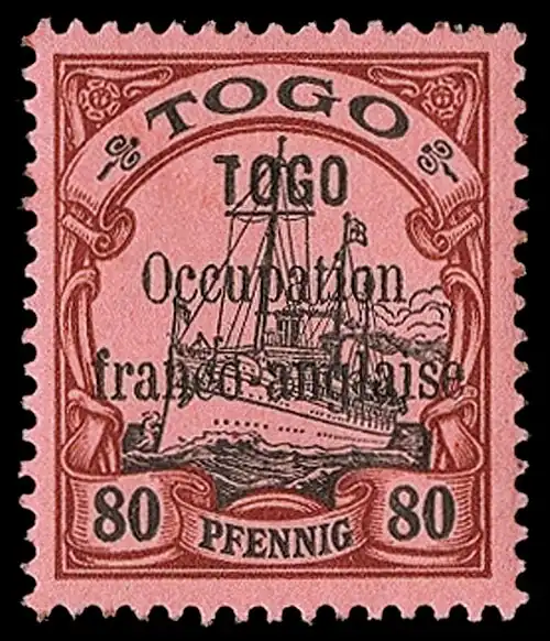 1914 (Mi #7; Yt #29): надпечатанная марка германского Тоголенда[^]