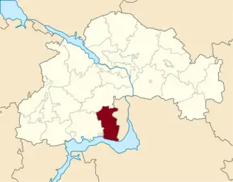 Томаковский район на карте