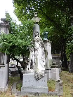 Надгробие политика Эжена Шпюллера, кладбище Пер-Лашез