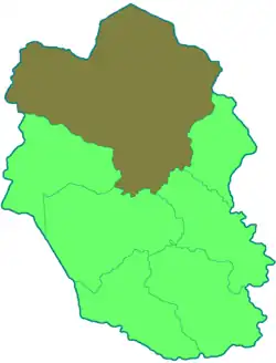 Томский уезд на карте