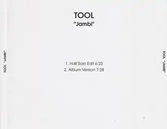 Обложка сингла Tool «Jambi» (2007)