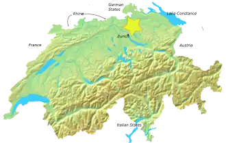 Топографическая карта битвы