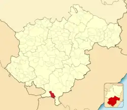 Расположение муниципалитета на карте провинции