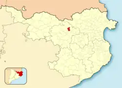 Расположение муниципалитета на карте провинции