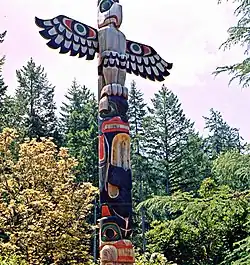 Тотемный столб. Британская Колумбия, Канада