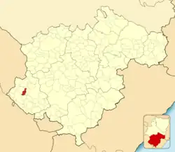 Расположение муниципалитета на карте провинции