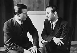 Иржи Тракслер и Ярослав Йежек (справа). Фото 1938 года