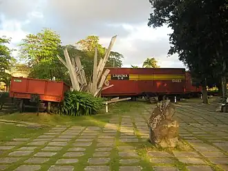 Художественное изображение столкновения бронепоезда