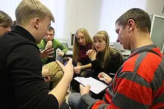 Во время семинара-тренинга в феврале 2013 г.