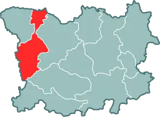 Трокское воеводство на карте