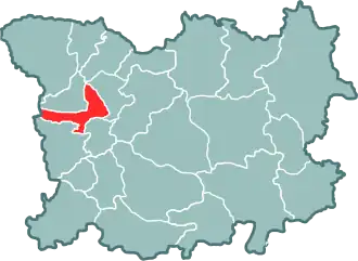 Трокский повет на карте