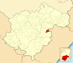 Расположение муниципалитета на карте провинции