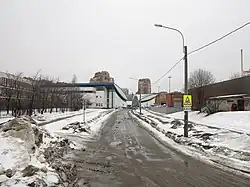 Вид от Богатырского проспекта