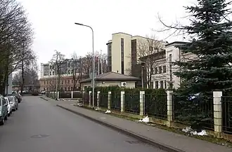 Вид в сторону улицы Берзаунес.