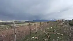 Пограничный забор вблизи села Анипемза Ширакской области Армении