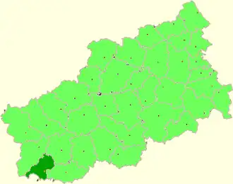 Жарковский муниципальный округ на карте