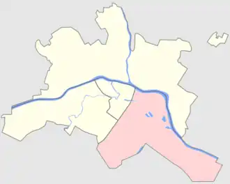 Московский район на карте