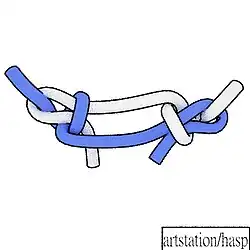 Двойной беседочный узел