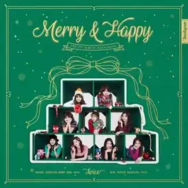 Обложка альбома Twice «Merry & Happy» (2017)