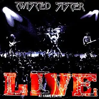 Обложка альбома Twisted Sister «Live at Hammersmith» (1994)