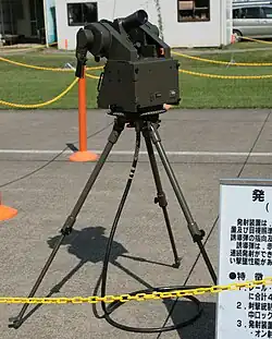 Блок оптического сопровождения (вид спереди).