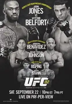Постер UFC 152: Джонс - Белфорт