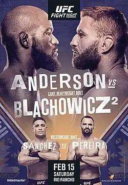 Постер UFC Fight Night:Андерсон - Блахович 2