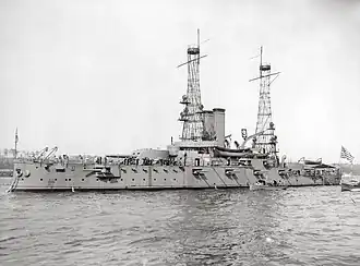 USS Alabama (BB-8) в Нью-Йорке, 1912
