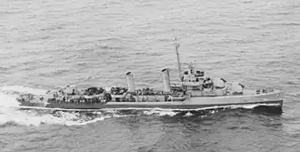 эсминец USS Glennon (DD-620) типа «Гливс»