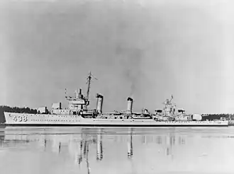 эсминец USS Ludlow (DD-438) типа «Гливс»