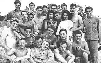 Морские пехотинцы в Цинтао во время операции осаждающий