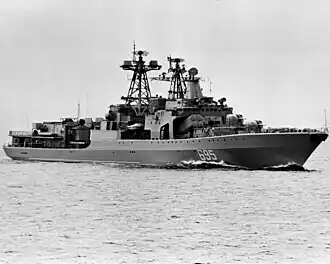БПК «Удалой» в Атлантике, 26 октября 1983 года.