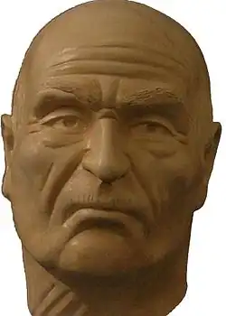 Скульптурная реконструкция по черепу (Франческо Маленьи, 2002)