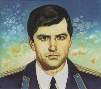 Почтовая марка Белоруссии, посвящённая В. Н. Карвату, 1999, (Mi #327; Sc #314)