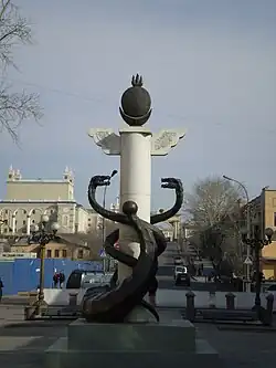 Фрагмент пешеходной зоны. Улан-Удэнский «Арбат»