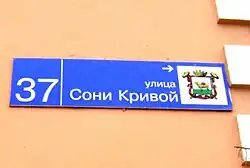 Домовой указатель на Кривой. 2010 год