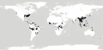 Карта распространения